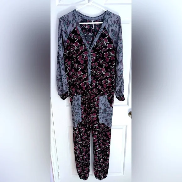 Free People Shelia Floral Jumpsuit - Picture 3 of 9